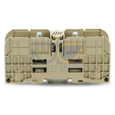 Stud terminal block, 70 mm&sup2;, with 2 stud bolts M8, beige