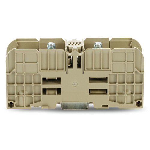 Stud terminal block, 70 mm&sup2;, with 2 stud bolts M8, beige