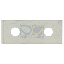 Jumper, for M10 stud bolts, 2-way, silver-colored