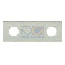 Jumper, for M6 stud bolts, 2-way, silver-colored