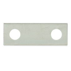 Jumper, for M6 stud bolts, 2-way, silver-colored