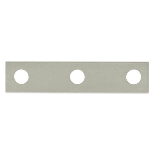 Jumper, for M6 stud bolts, 3-way, silver-colored