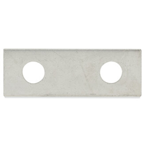 Jumper, for M8 stud bolts, 2-way, silver-colored