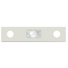 Jumper, for M8 stud bolts, 3-way, silver-colored