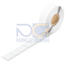 Push-button marker, 27 x 27 mm, silver-colored