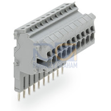 Modular TOPJOB&reg;S connector, modular, for jumper contact slot, gray
