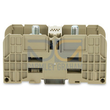 Stud terminal block, 120 mm&sup2;, with 2 stud bolts M10, beige