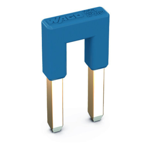 Jumper, for conductor entry, 2-way, blue