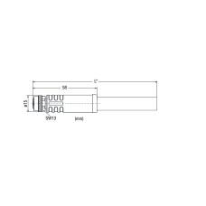 Power cable, M12L socket,  straight, 5-pole,