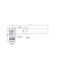 Power cable, M12L socket,  angled, 5-pole,