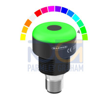 K30 Pro with Pro Editor: 3-Color RGB Adjustable-Field Sensor, Voltage: 10-30 V dc, Housing: Polycarbonate, IP65, Range: 100, Bimodal, NO, Momentary, Colors: Multicolor, 5-pin M12 Integral QD