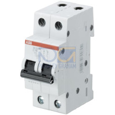 SH202M-C40 Miniature Circuit Breaker - 2P - C - 40 A
