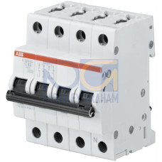 S203-C20NA Miniature Circuit Breaker - 3+NP - C - 20 A