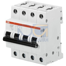 S204M-D0.5 Miniature Circuit Breaker - 4P - D - 0.5 A