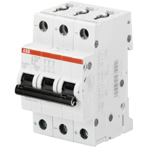 S203M-C2UC Miniature Circuit Breaker - 3P - C - 2 A