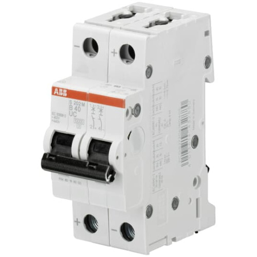 S202M-B50UC Miniature Circuit Breaker - 2P - B - 50 A