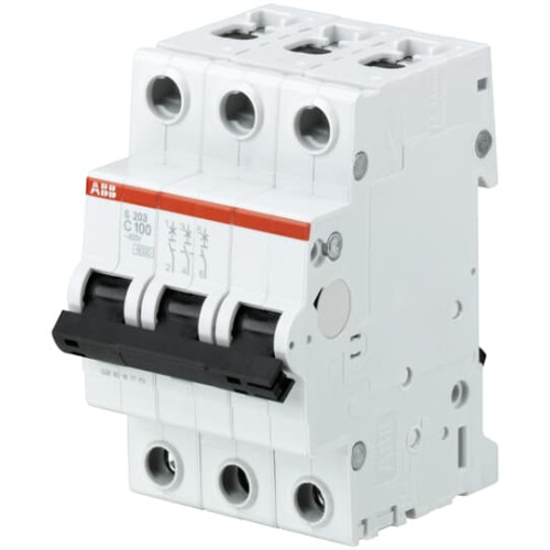 S203-C80 Miniature Circuit Breaker - 3P - C - 80 A