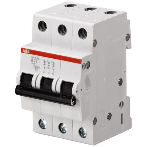 SH203-B40 Miniature Circuit Breaker - 3P - B - 40 A
