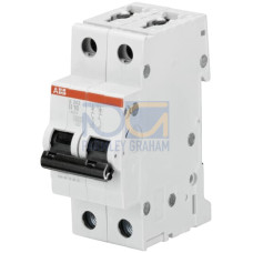 S202-B2 Miniature Circuit Breaker - 2P - B - 2 A