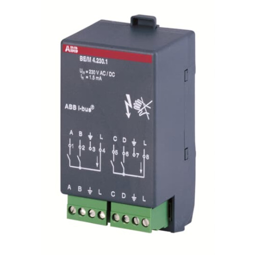 BE/M4.230.1 Binary Input Module, 4-fold, 230 V