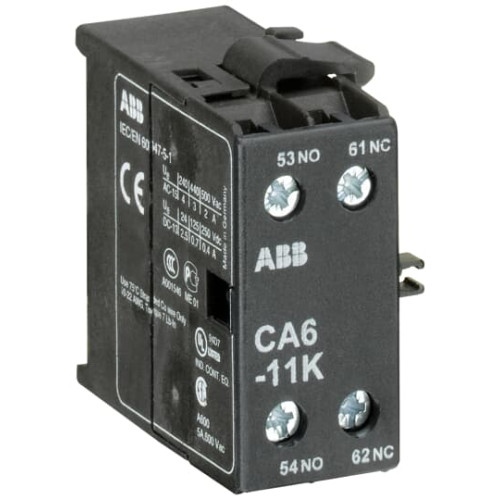 CA6-11K Auxiliary Contact - 0 NO - 0 NC - Screw Terminals