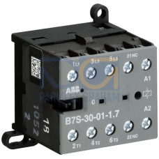 B7S-30-01-1.7-71 Mini Contactor 24 V DC - 3 NO - 0 NC - Screw Terminals
