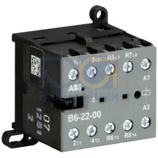 B6-22-00-84 Mini Contactor 110 ... 127 V AC - 2 NO - 2 NC - Screw Terminals
