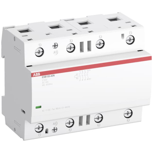 ESB100-40N-01 Installation Contactors (NO) 100 A - 4 NO - 0 NC - 24 V - Control Circuit 400 Hz