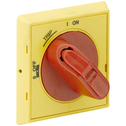 MSHD-LTY Handle, IP64, red/yellow, 3 times lockable, defeatable, 0-TRIP-I