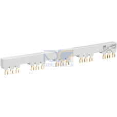 PS1-5-2-65 3-phase busbar for 5 MS116 / MS132 with 2 HK/SK, Ie=65A