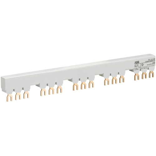 PS1-5-1-65 3-phase busbar for 5 MS116 / MS132 with 1 HK/SK, Ie=65A
