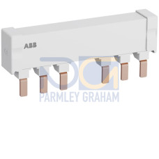 PS2-2-2-125 3-phase busbar for 2 MS165 with 2 HK/SK, Ie=125A