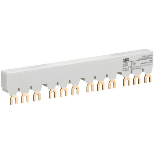 PS1-4-0-65 3-phase busbar for 4 MS116 / MS132, Ie=65A