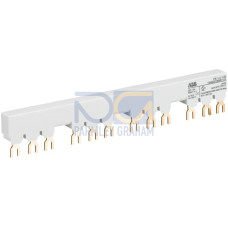 PS1-4-1-65 3-phase busbar for 4 MS116 / MS132 with 1 HK/SK, Ie=65A