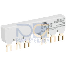 PS1-2-1-65 3-phase busbar for 2 MS116 / MS132 with 1 HK/SK, Ie=65A