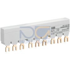PS1-3-0-100 3-phase busbar for 3 MS116 / MS132, Ie=100A