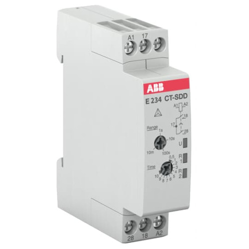 CT-SDD.22 Time relay, star-delta 2n/o, 24-48VDC, 24-240VAC