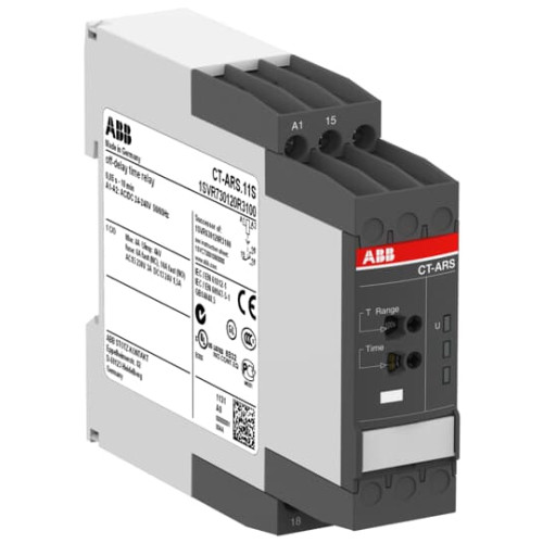 CT-ARS.11S Time relay, true OFF-delay 1c/o, 24-240VAC/DC