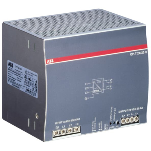 CP-T 24/20.0 Power supply In: 3x400-500VAC Out: 24VDC/20.0A