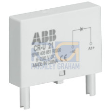 CR-U 61C Pluggable module varistor and LED red, 6-24VAC/DC