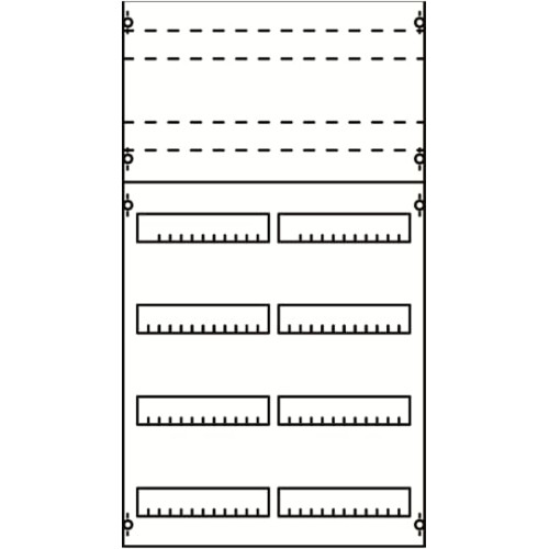 2V2K-150 DIN rail devices and DIN rail terminals 900 mm x 500 mm x 120 mm , 4 , 2