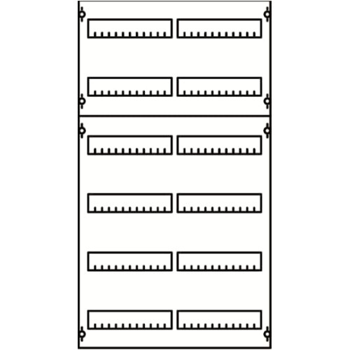 2V2-150 DIN rail mounting devices 900 mm x 500 mm x 120 mm , 6 , 2