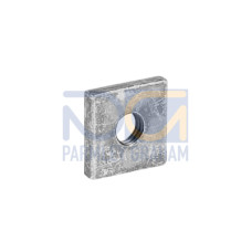 ZX231P10 Interior fitting system, 25 mm x 25 mm x 8 mm