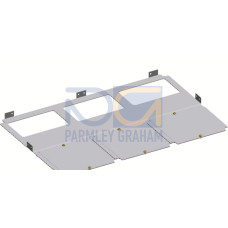 RB16F1 Bottom plate, Field width: 1, 27.5 mm x 262 mm x 509 mm