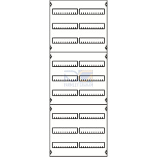 2V5A DIN rail mounting devices 1350 mm x 500 mm x 120 mm , 9 , 5