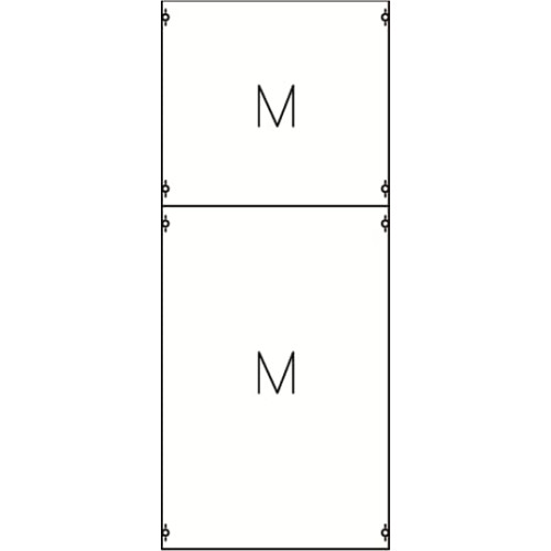 2M4A Mounting plate 1200 mm x 500 mm x 120 mm , 0 , 4