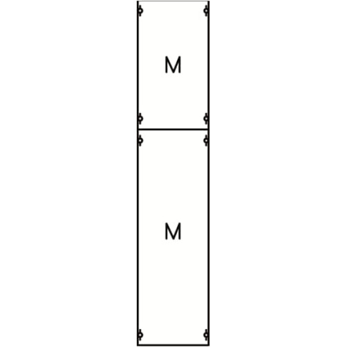 1M4A Mounting plate 1200 mm x 250 mm x 120 mm , 0 , 4
