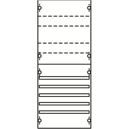 1V02A Busbar und terminals 600 mm x 250 mm x 120 mm , 0 , 0