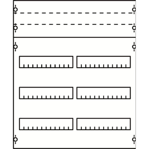 2V0KA DIN rail devices and DIN rail terminals 600 mm x 500 mm x 120 mm , 3 , 0