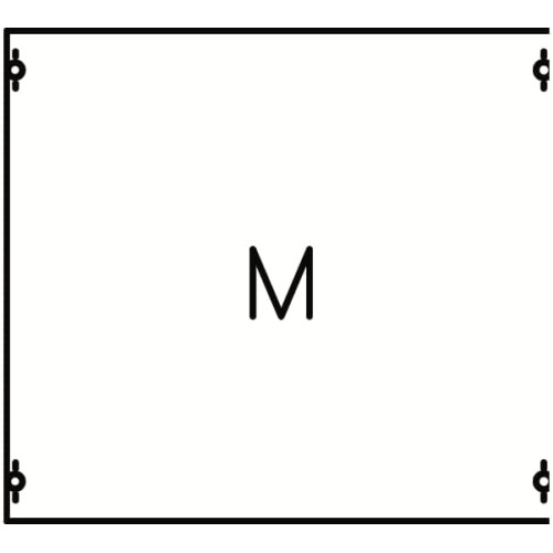 2M00A Mounting plate 450 mm x 500 mm x 120 mm , 0 , 00